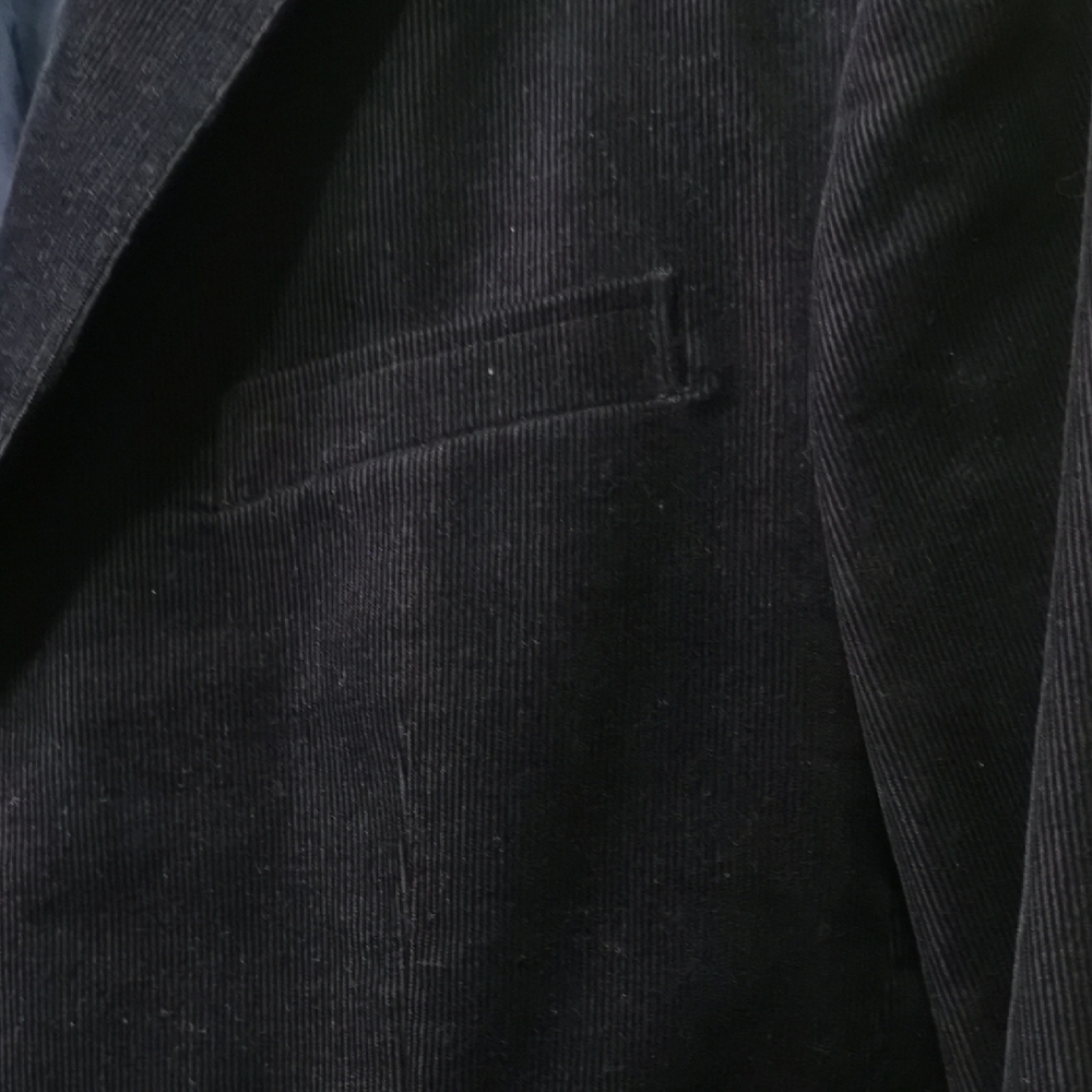 Banana Republic Classic Black Corduroy Men's Blazer - Picture 3 of 5